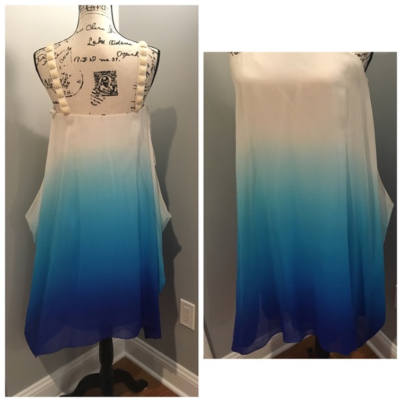 ‼️ ONE DAY SALE‼️ Badgley Mischka Ombré Dress - Picture 4 of 16